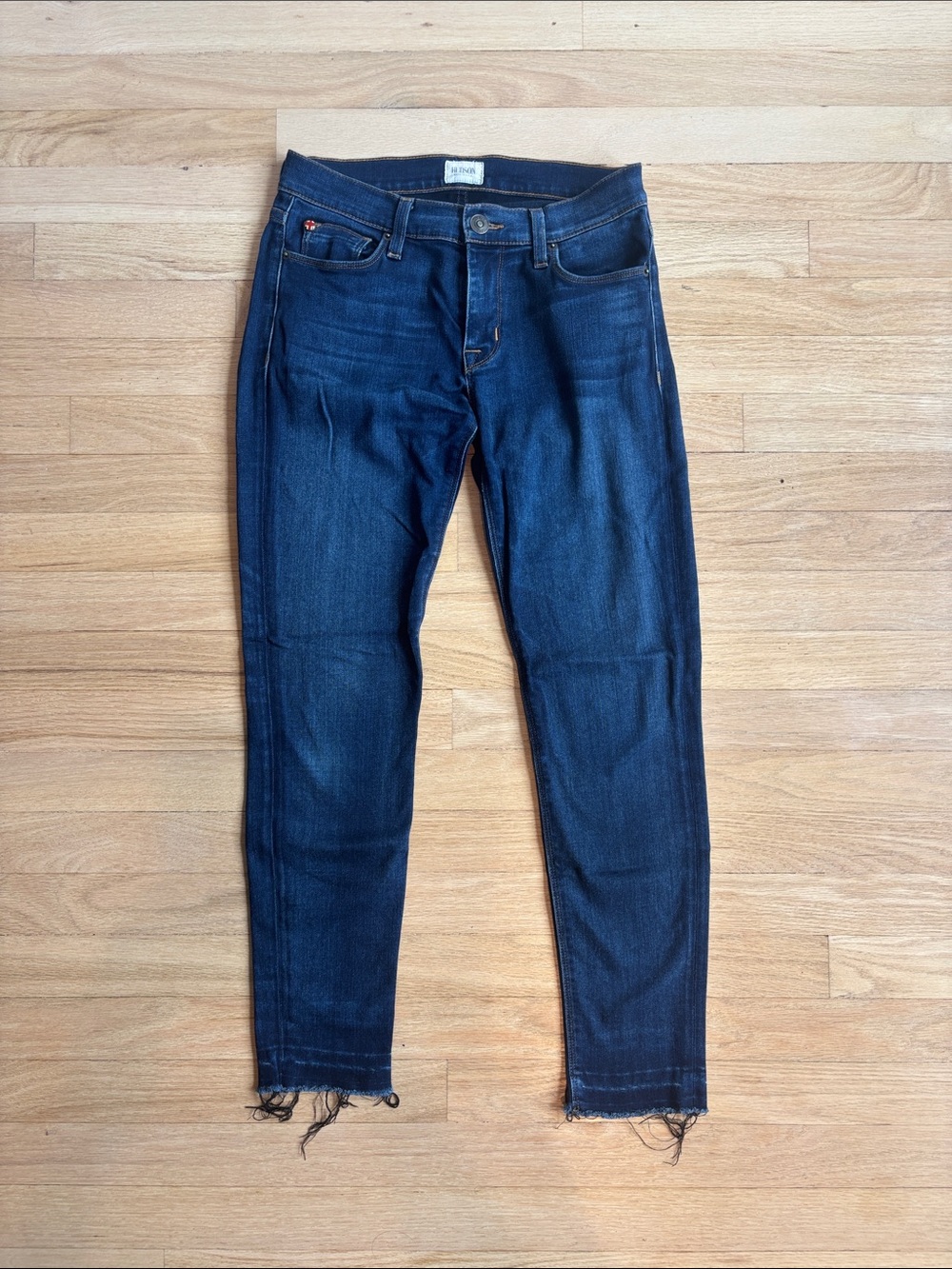 Hudson Jeans Skinny - Deep Indigo Stretch Denim